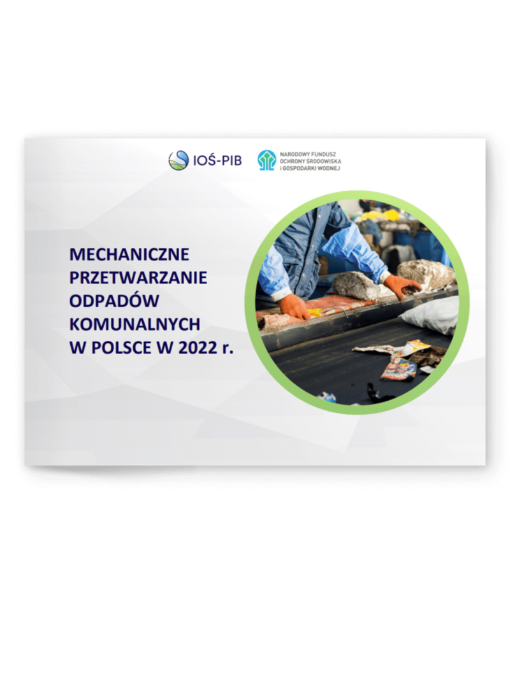 Mechaniczne przetwarzanie odpadów komunalnych w 2022 r. w Polsce