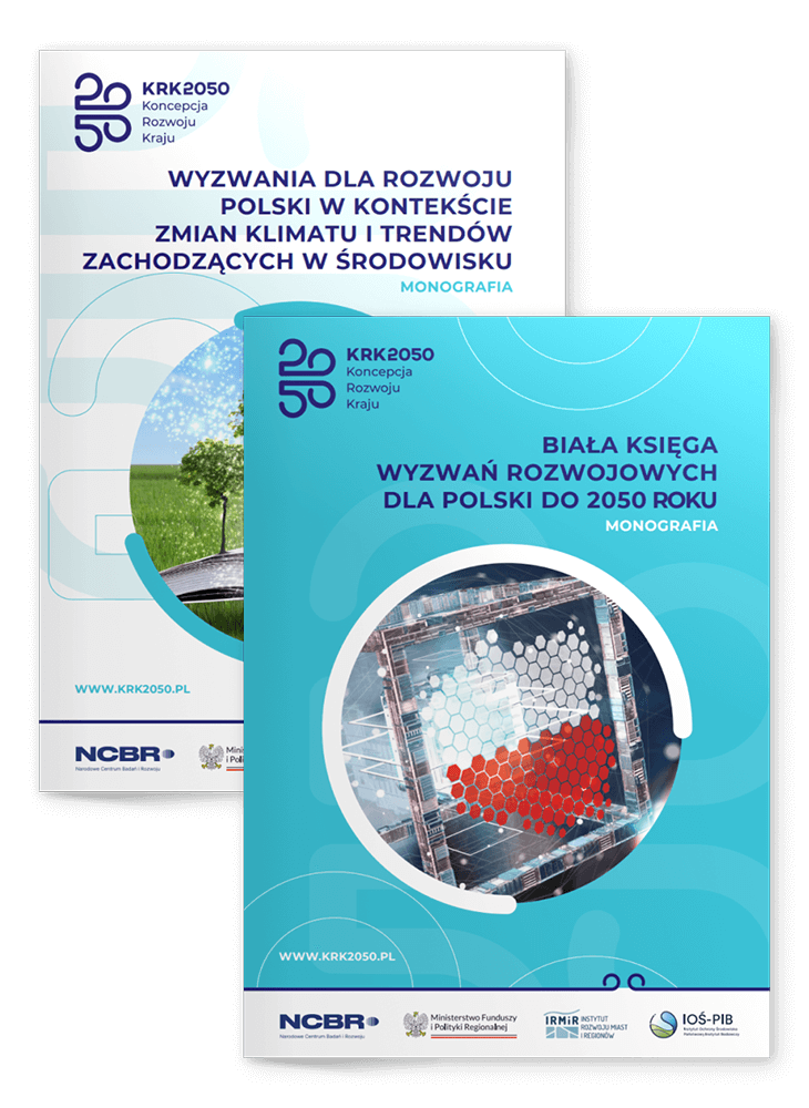 Monografie poświęcone wyzwaniom, przed jakim stoi Polska opracowane w ramach KRK2050