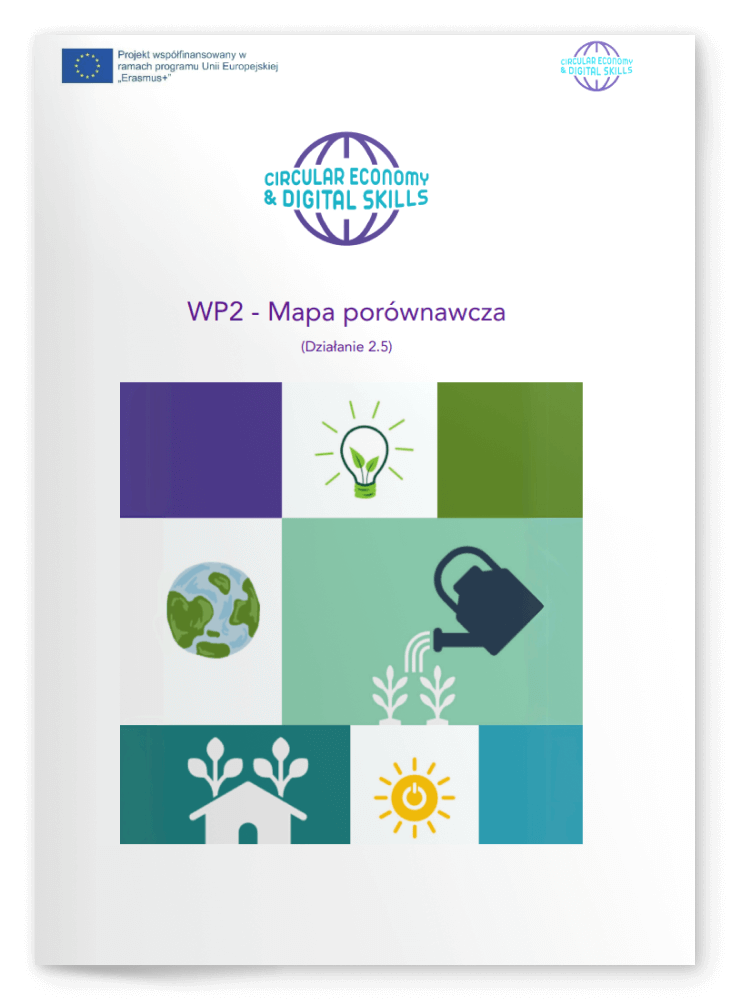 Raport "Mapa porównawcza" zrealizowany w ramach projektu Circular Economy&Digital Skills